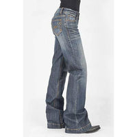 Stetson 214 Fit Trouser with Gold Arrow-Trousers-[Womens_Boutique]-[NFR]-[Rodeo_Fashion]-[Western_Style]-Calamity's LLC