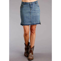 Stetson Apparel Stretch Denim Skirt-Skirts-[Womens_Boutique]-[NFR]-[Rodeo_Fashion]-[Western_Style]-Calamity's LLC