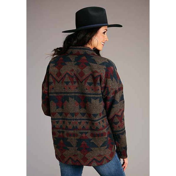 Stetson Aztec Shirt Jacket.-Jackets-[Womens_Boutique]-[NFR]-[Rodeo_Fashion]-[Western_Style]-Calamity's LLC