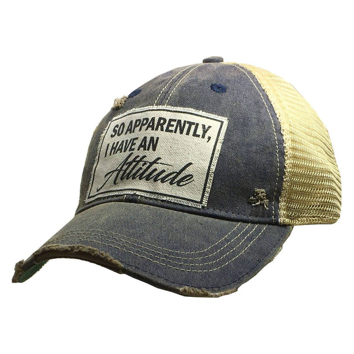 So Apparently, I Have An Attitude Trucker Hat Baseball Cap-Hats-[Womens_Boutique]-[NFR]-[Rodeo_Fashion]-[Western_Style]-Calamity's LLC