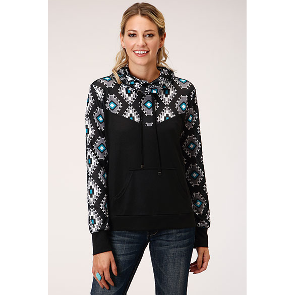 Women's Comfy Cowl Neck Pullover In Soft Sweater Jersey-Sweaters-[Womens_Boutique]-[NFR]-[Rodeo_Fashion]-[Western_Style]-Calamity's LLC