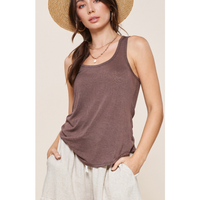 Loose Fit Sleeveless Tank-Camis/Tanks-[Womens_Boutique]-[NFR]-[Rodeo_Fashion]-[Western_Style]-Calamity's LLC