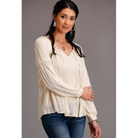Stetson Women's Long Sleeve Blouse-Long Sleeves-[Womens_Boutique]-[NFR]-[Rodeo_Fashion]-[Western_Style]-Calamity's LLC