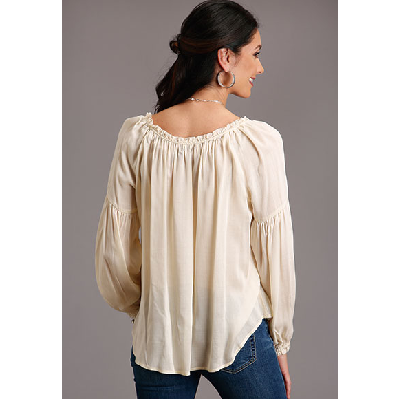 Stetson Women's Long Sleeve Blouse-Long Sleeves-[Womens_Boutique]-[NFR]-[Rodeo_Fashion]-[Western_Style]-Calamity's LLC