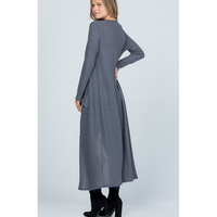 Long Grey Cardigan-Cardigans-[Womens_Boutique]-[NFR]-[Rodeo_Fashion]-[Western_Style]-Calamity's LLC