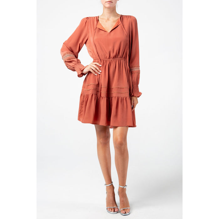 Miss Me Peasant Lace Trim Dress-[Womens_Boutique]-[NFR]-[Rodeo_Fashion]-[Western_Style]-Calamity's LLC