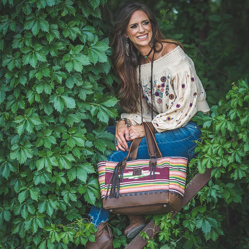 Buffalo Girl Tote, by StS Ranchwear-Handbag-[Womens_Boutique]-[NFR]-[Rodeo_Fashion]-[Western_Style]-Calamity's LLC