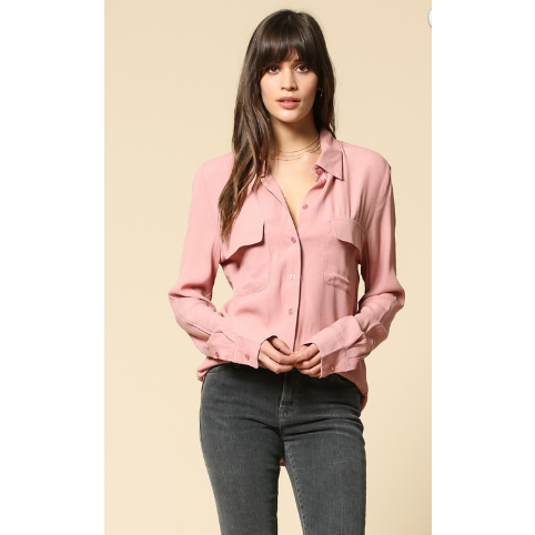 Mauve Top, by Together-Long Sleeves-[Womens_Boutique]-[NFR]-[Rodeo_Fashion]-[Western_Style]-Calamity's LLC