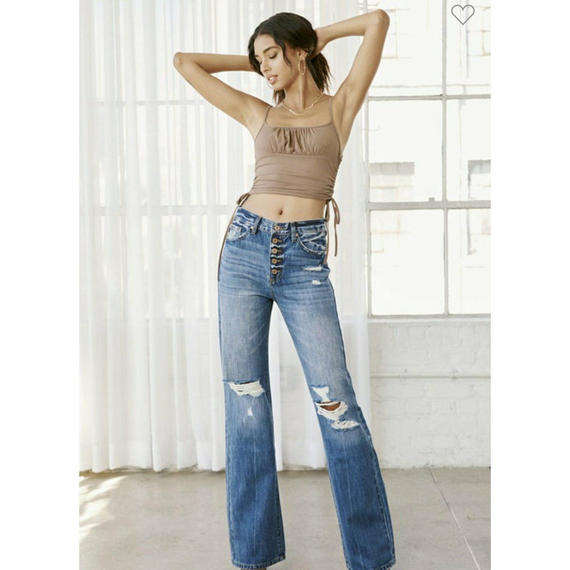 90’s High Waisted Flare-Denim-[Womens_Boutique]-[NFR]-[Rodeo_Fashion]-[Western_Style]-Calamity's LLC