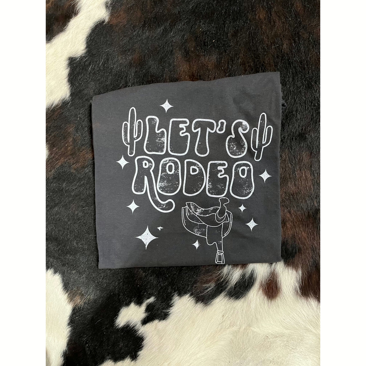 Let’s Rodeo graphic tee-[Womens_Boutique]-[NFR]-[Rodeo_Fashion]-[Western_Style]-Calamity's LLC