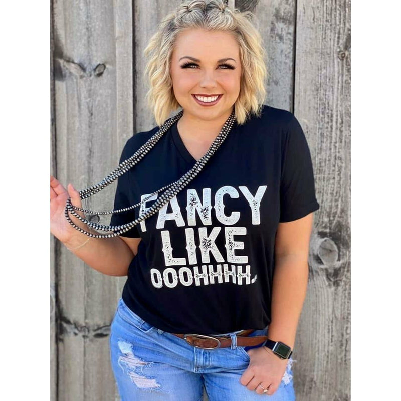 Fancy Like, Graphic T-Graphic Tees-[Womens_Boutique]-[NFR]-[Rodeo_Fashion]-[Western_Style]-Calamity's LLC