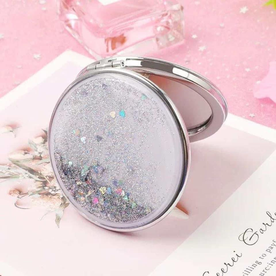 Glitter Cosmetic Mirrors-Cosmetic Mirrors-[Womens_Boutique]-[NFR]-[Rodeo_Fashion]-[Western_Style]-Calamity's LLC