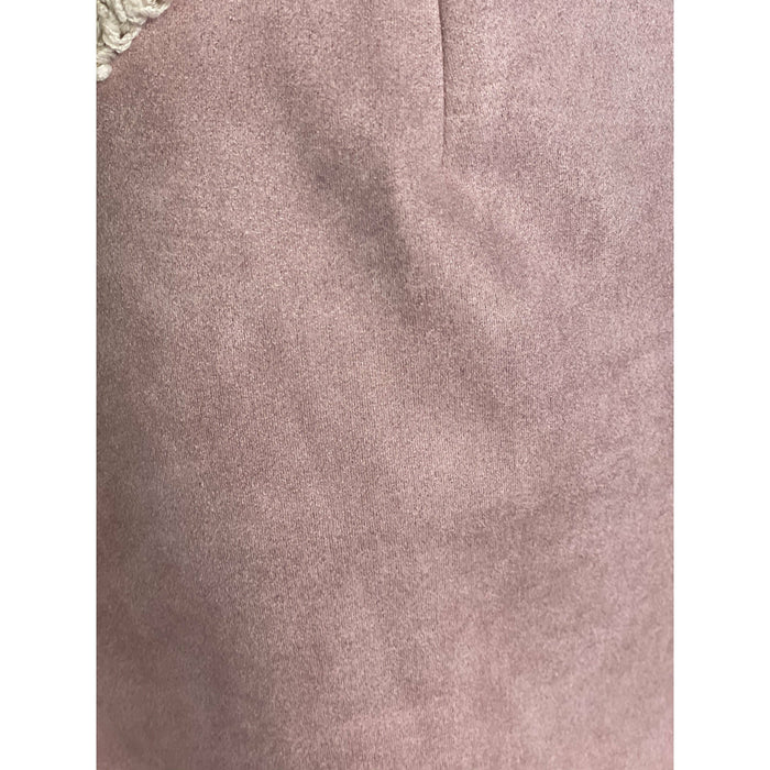 Mauve suede skirt-Skirts-[Womens_Boutique]-[NFR]-[Rodeo_Fashion]-[Western_Style]-Calamity's LLC