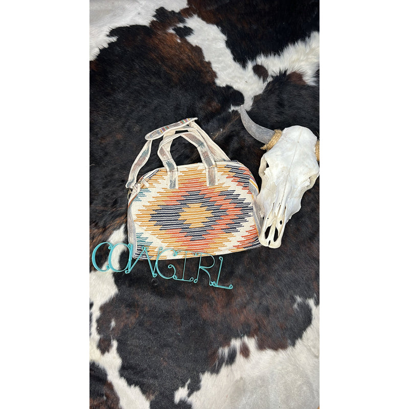Aztec Pattern Weekender Bag-Handbags-[Womens_Boutique]-[NFR]-[Rodeo_Fashion]-[Western_Style]-Calamity's LLC