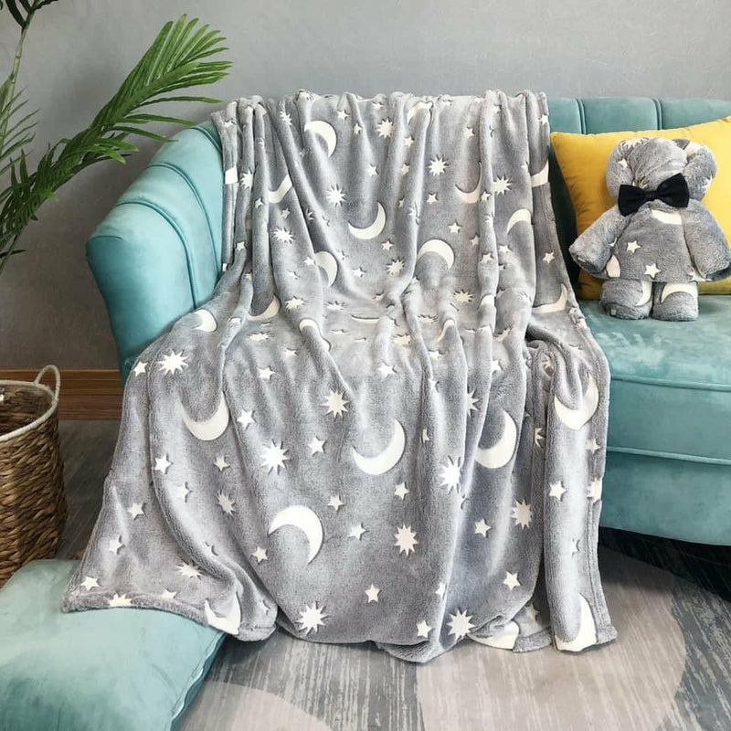 Glow in the dark fleece throws-Blankets-[Womens_Boutique]-[NFR]-[Rodeo_Fashion]-[Western_Style]-Calamity's LLC