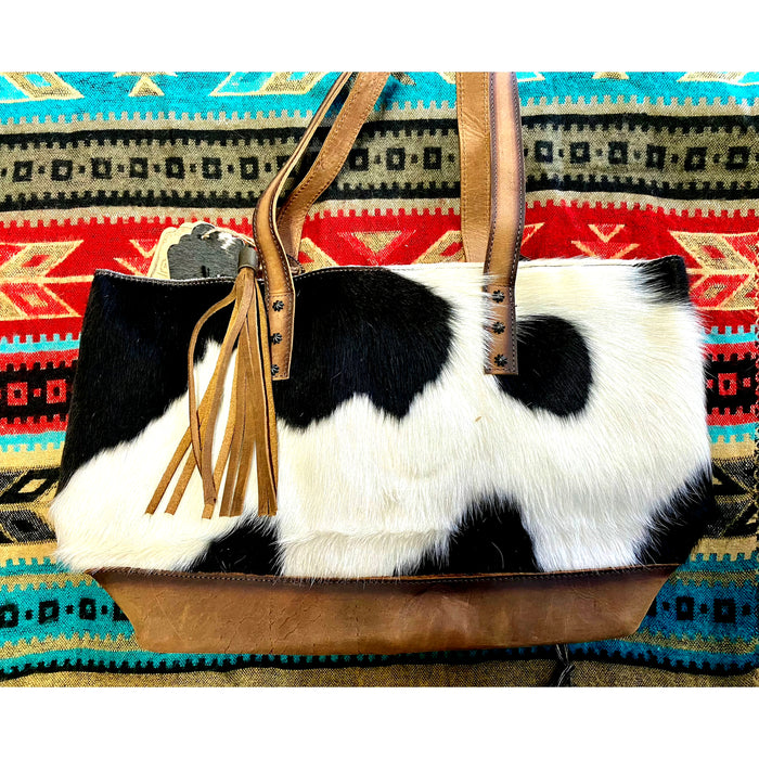 STS Cowhide Classic Tote-Handbags-[Womens_Boutique]-[NFR]-[Rodeo_Fashion]-[Western_Style]-Calamity's LLC