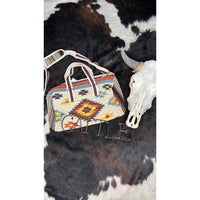 Aztec Pattern Weekender Bag-Handbags-[Womens_Boutique]-[NFR]-[Rodeo_Fashion]-[Western_Style]-Calamity's LLC