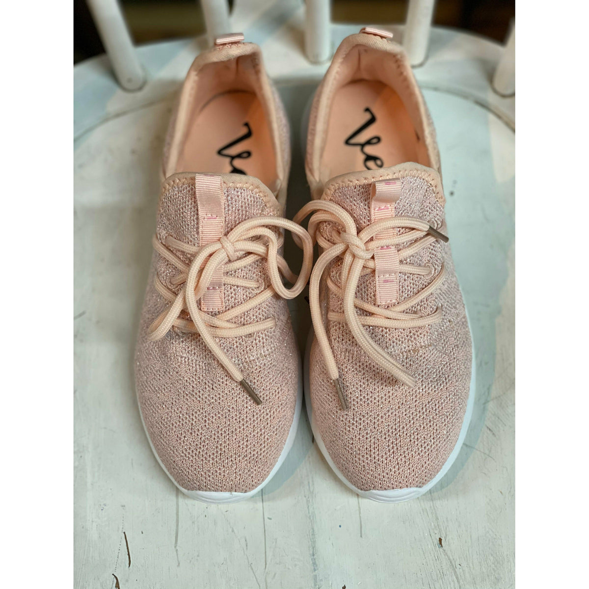 Very G, Blush Tennis Shoe-Sneakers-[Womens_Boutique]-[NFR]-[Rodeo_Fashion]-[Western_Style]-Calamity's LLC