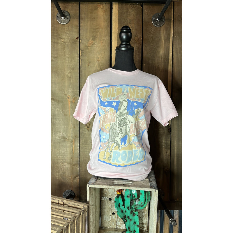 Wild West Rodeo-Graphic Tees-[Womens_Boutique]-[NFR]-[Rodeo_Fashion]-[Western_Style]-Calamity's LLC