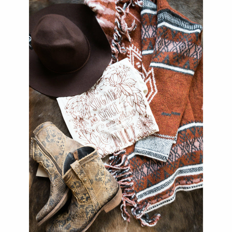Sugar and Spice Graphic T-Shirt-[Womens_Boutique]-[NFR]-[Rodeo_Fashion]-[Western_Style]-Calamity's LLC