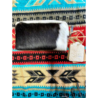 Cowhide Bebe Cosmetic Bag-Handbags-[Womens_Boutique]-[NFR]-[Rodeo_Fashion]-[Western_Style]-Calamity's LLC