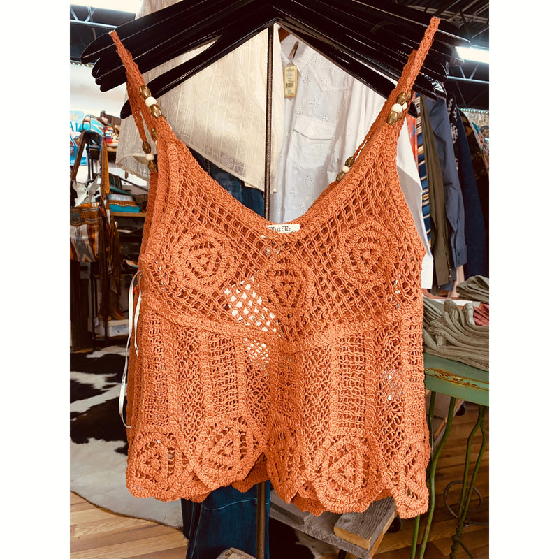 Miss Me Crochet Camisole-Camis/Tanks-[Womens_Boutique]-[NFR]-[Rodeo_Fashion]-[Western_Style]-Calamity's LLC