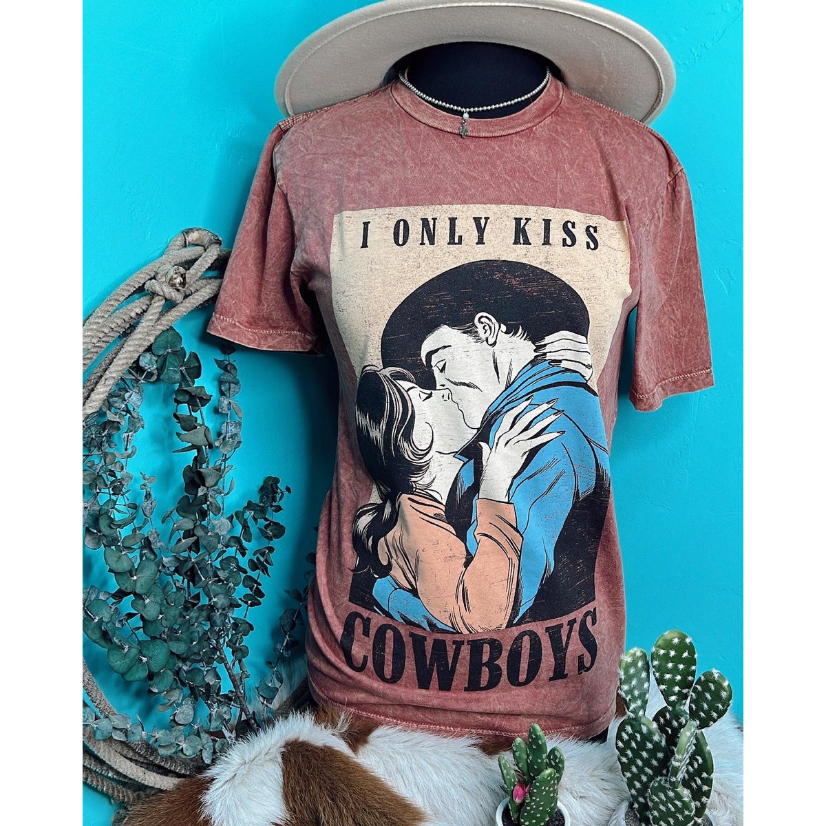 I Only Kiss Cowboys-[Womens_Boutique]-[NFR]-[Rodeo_Fashion]-[Western_Style]-Calamity's LLC