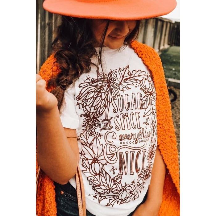 Sugar and Spice Graphic T-Shirt-[Womens_Boutique]-[NFR]-[Rodeo_Fashion]-[Western_Style]-Calamity's LLC