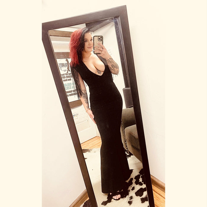 Sexy black dress-Dresses-[Womens_Boutique]-[NFR]-[Rodeo_Fashion]-[Western_Style]-Calamity's LLC