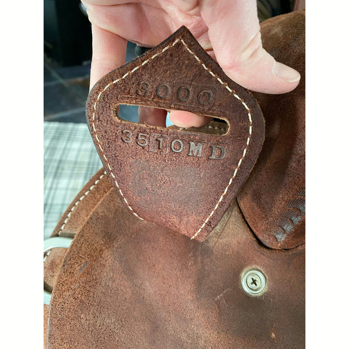 Burns 13.5 10 MD Barrel Saddle-Saddles-[Womens_Boutique]-[NFR]-[Rodeo_Fashion]-[Western_Style]-Calamity's LLC