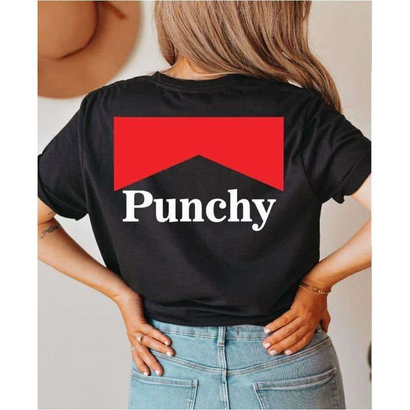 Punchy graphic T-Graphic Tees-[Womens_Boutique]-[NFR]-[Rodeo_Fashion]-[Western_Style]-Calamity's LLC