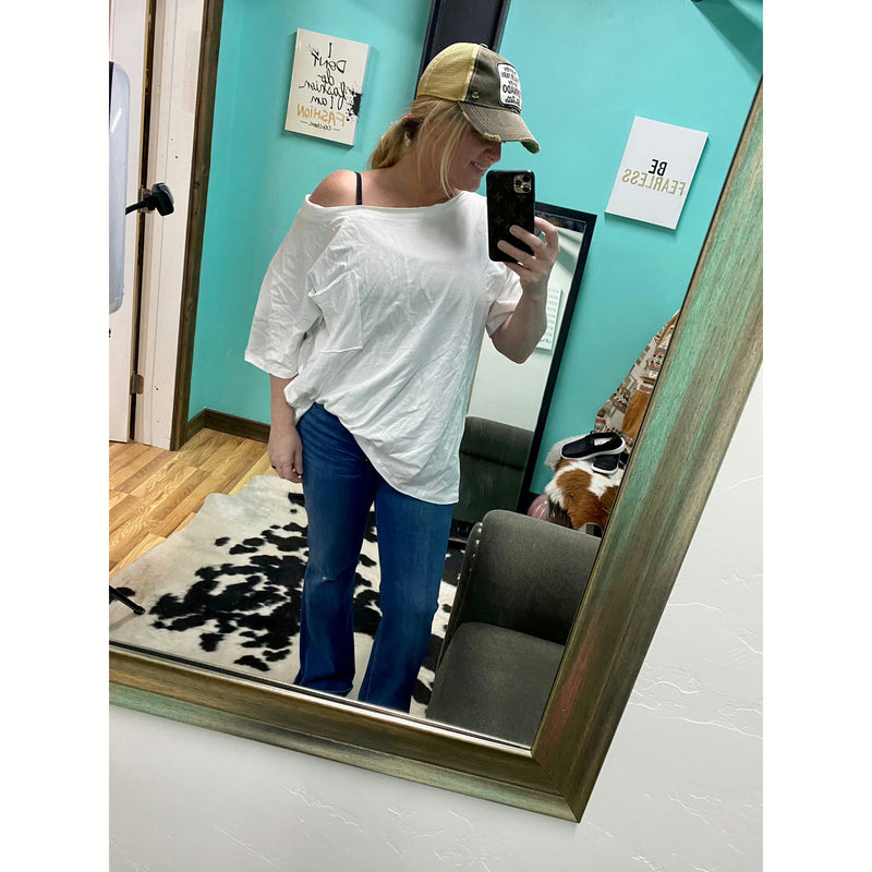 The sexy boyfriend oversize pocket tee-Short Sleeves-[Womens_Boutique]-[NFR]-[Rodeo_Fashion]-[Western_Style]-Calamity's LLC