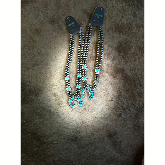 Beaded Squash Necklace-Necklaces-[Womens_Boutique]-[NFR]-[Rodeo_Fashion]-[Western_Style]-Calamity's LLC