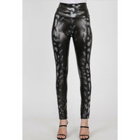 Faux leather snake print leggings-Leggings-[Womens_Boutique]-[NFR]-[Rodeo_Fashion]-[Western_Style]-Calamity's LLC