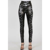 Faux leather snake print leggings-Leggings-[Womens_Boutique]-[NFR]-[Rodeo_Fashion]-[Western_Style]-Calamity's LLC