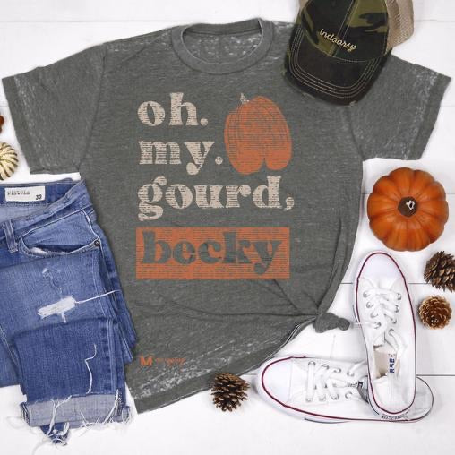 Oh My Gourd, Becky T-Shirt-[Womens_Boutique]-[NFR]-[Rodeo_Fashion]-[Western_Style]-Calamity's LLC