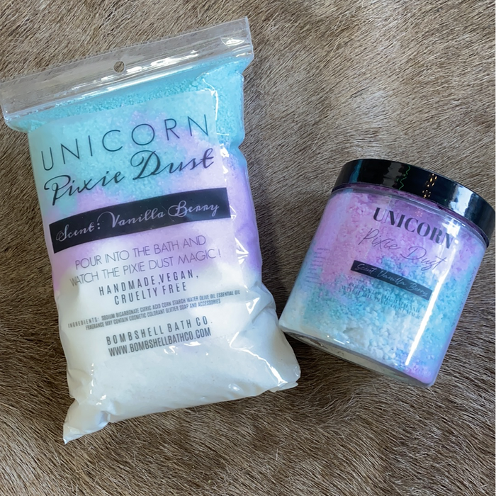 Unicorn pixie dust bath salts-Bath Bombs and Salts-[Womens_Boutique]-[NFR]-[Rodeo_Fashion]-[Western_Style]-Calamity's LLC