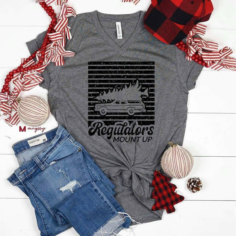 Regulators Mount Up, T-Graphic Tees-[Womens_Boutique]-[NFR]-[Rodeo_Fashion]-[Western_Style]-Calamity's LLC