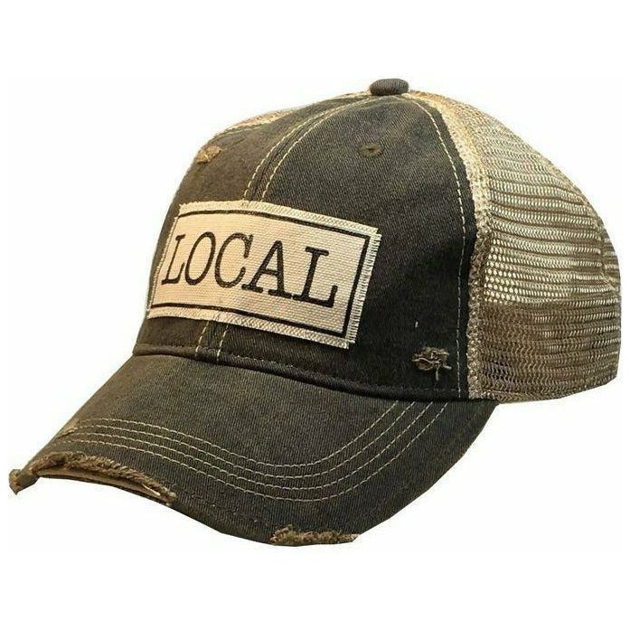 Local Distressed Trucker Cap-Hats-[Womens_Boutique]-[NFR]-[Rodeo_Fashion]-[Western_Style]-Calamity's LLC