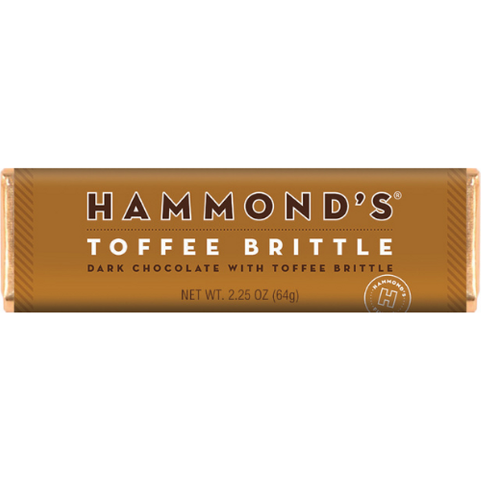 Natural Toffee Brittle Dark Chocolate Candy bar 2.25oz-Candy-[Womens_Boutique]-[NFR]-[Rodeo_Fashion]-[Western_Style]-Calamity's LLC
