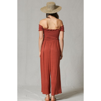 Rust colored Jumpsuit, by Together-Romper/Jumpsuit-[Womens_Boutique]-[NFR]-[Rodeo_Fashion]-[Western_Style]-Calamity's LLC