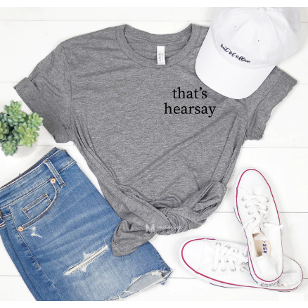 That's Hearsay Graphic T-Graphic Tees-[Womens_Boutique]-[NFR]-[Rodeo_Fashion]-[Western_Style]-Calamity's LLC